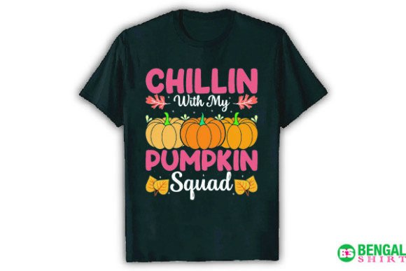 Chillin with My Pumpkin Squad Shirt Review