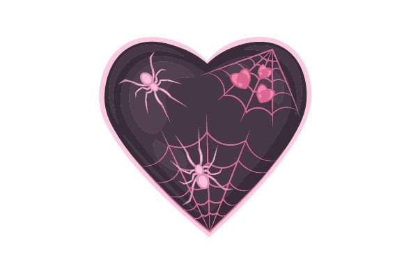 Halloween Heart with Spiders, Sticker Review