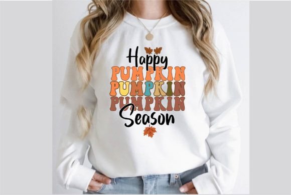 Happy Pumpkin Season Retro Design Review