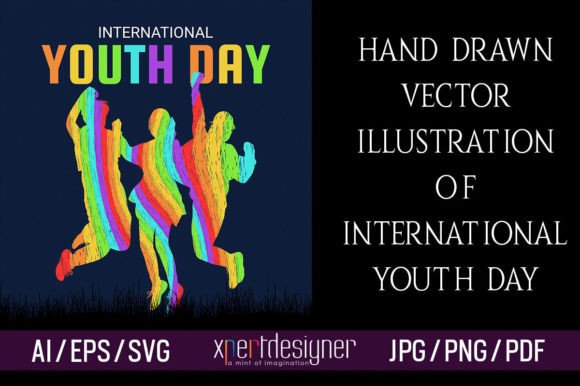 Real-World Review: International Youth Day Vector Design-01