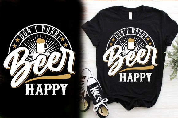 Reviewing DON T-WORRY-BEER-HAPPY-TSHIRT-DESIGN for Real Embroidery