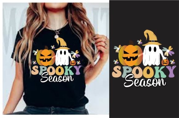 Spooky Season Retro T-Shirt Design Review