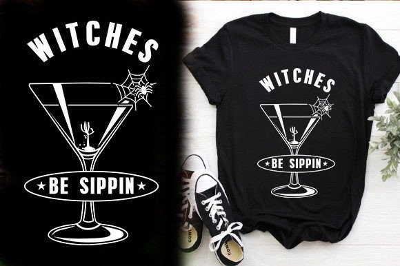 WITCHES-BE-SIPPIN-TSHIRT-DESIGN Review